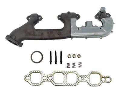 Chevy & GMC Truck Manifold. Exhaust, Right, 5.0L/5.7L, w/Heat Shield, 1988-1995