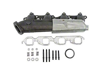 Chevy & GMC Truck Manifold. Exhaust, Right, 7.4L 454ci , w/Heat Shield, 1985-1997