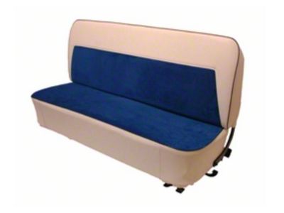 Chevy & GMC Truck Seat Cover, Bench, Cameo Style, Vinyl/Cloth, 19552nd Series -1959