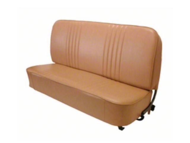Chevy & GMC Truck Seat Cover, Bench, Pleated, Leather/Vinyl, 19552nd Series -1959