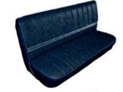 Chevy & GMC Truck Seat Cover, Rear Bench Seat, Crew Cab, Vinyl, w/Regal Velour Inserts, 1981-1987