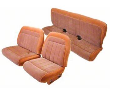 Chevy & GMC Truck Seat Cover, Bench Seat, Front and Rear, Extended Cab, Madrid Grain Vinyl, 1988-1991