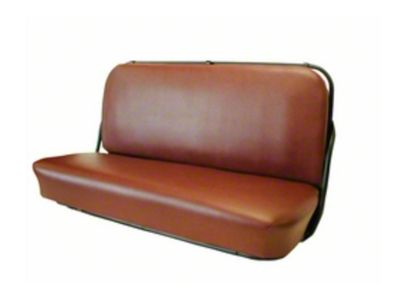 Chevy & GMC Truck Seat Cover, Bench, Velour/Vinyl, Without Pleats, 1st Series, 1947-1955