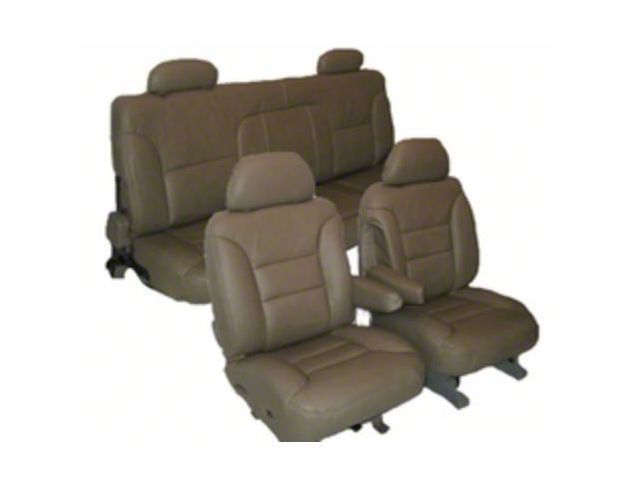 Chevy & GMC Truck Seat Cover, Front Bucket, Rear Bench, Extended Cab, Velour, Silverado, 1995-1998
