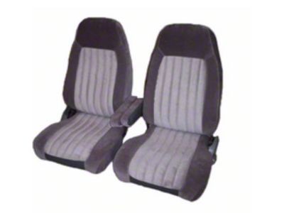 Chevy & GMC Truck Seat Cover, Bucket, Standard Cab, Velour,Two-Tone, 1988-1995