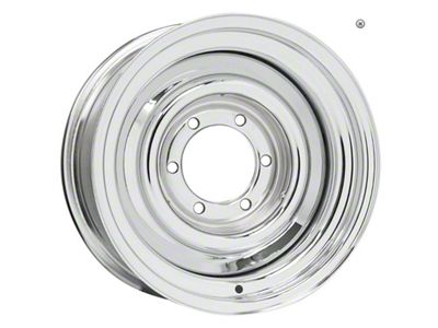 Chevy-GMC Truck Series 10 Smoothie Steel Wheel, Chrome, 6 Lug