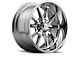 Chevy-GMC Truck US Mags U110 Rambler Wheel, 5x5 Bolt Pattern, Chrome, 22