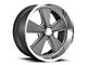 Chevy-GMC Truck US Mags U120 Roadster Wheel, 5x5 Bolt Pattern, Matte Gun Metal, 18