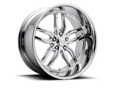 Chevy-GMC Truck US Mags U127 C-Ten Wheel, 5x5 Bolt Pattern, 1mm Offset, Chrome, 20