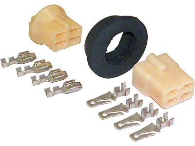 Chevy Grommet & Connector Kit, 4 Wire, 1955-1957
