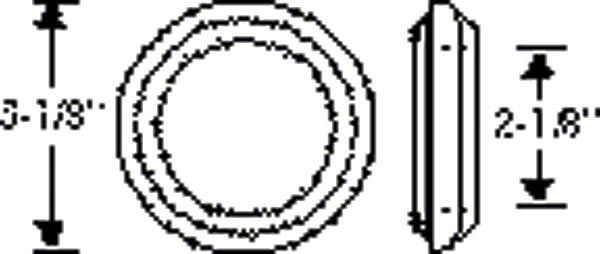 thumbnail image 2 of Metro Moulded Parts Gas Filler Grommet For Chevrolet Fleetline (1942-48) & Fleetmaster (1941-48) – GF 40 2 of 4