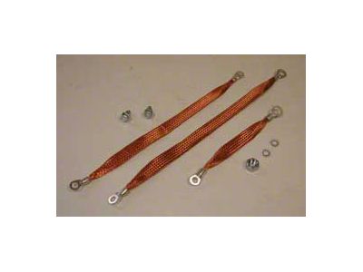 Chevy Ground Wire Strap Kit, 1955-1957