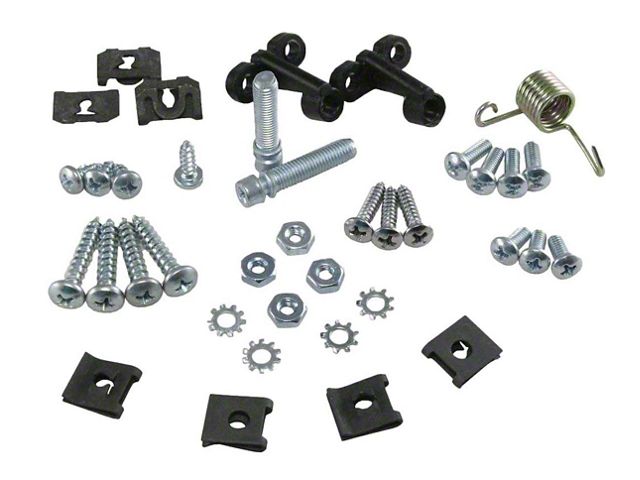 Chevy Headlight Bucket Hardware Kit, 1955-1957