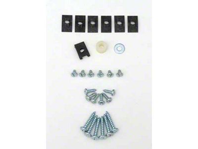 Chevy Heater Box Screws, Clips & Fasteners, Deluxe, 1957