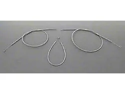 Chevy Heater Cable Set, Deluxe, 1956