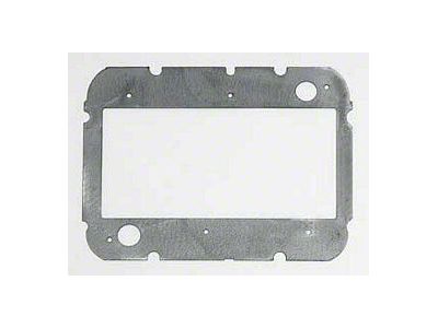 Chevy Heater Core Mounting Plate, Deluxe, 1957