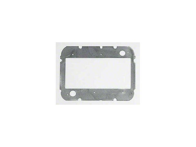 Chevy Heater Core Mounting Plate, Deluxe, 1957
