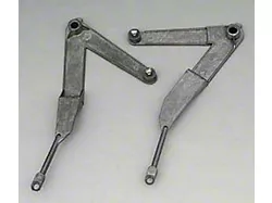 Deluxe Heater Levers (1955 150, 210, Bel Air, Nomad)