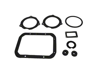 Chevy Heater Gaskets, Deluxe, 1957