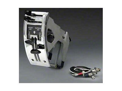 Chevy Heater Panel, Deluxe, Restored, 1955