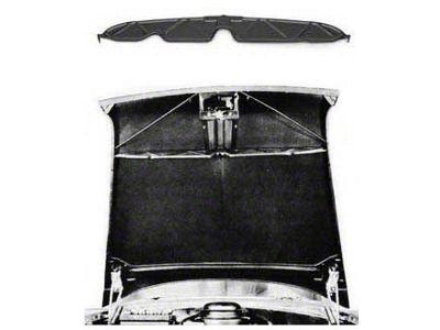 Chevy Hood Baffle, 1955