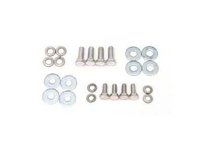Chevy Hood Hinge Bolt & Washer Installation Kit, 1955-1956