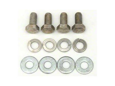 Chevy Hood Hinge To Hood Bolt & Washer Installation Kit, 1957