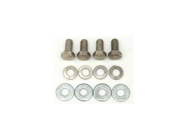 Chevy Hood Hinge To Hood Bolt & Washer Installation Kit, 1957