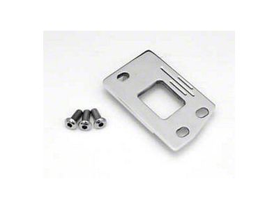 Hood Latch Plate, Extra Clearance, Polished Billet Aluminum (55-57 Chevy Bel Air; 55-57 Chevy 150; 55-57 Chevy 210; 55-57 Chevy Nomad)