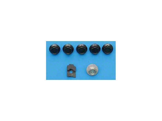 Chevy Hood Latch & Striker Plate Screw Set, 1955-1957