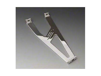Chevy Hood Latch Vertical Support, Polished Billet Aluminum, 1955
