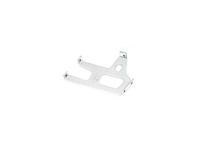 Chevy Hood Latch Vertical Support, Polished Billet Aluminum, 1957