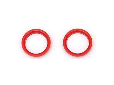 Chevy Horn Insulators, Red, 1955-1956