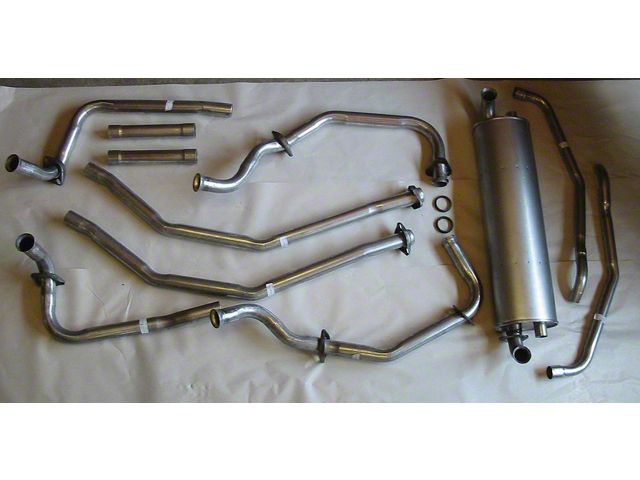 Chevy II - Nova Dual Exhaust System For V8, Stainless Steel, 1968-1974