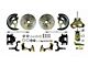 Chevy II or Nova Front Power Disc Brake Conversion Kit With 11 Factory Syle Booster, 1968-1974