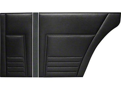 Chevy II - Nova, Rear Door Panels, 4-Door Sedan & Wagon 1967