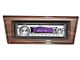 Chevy II-Nova Stereo Radio, KHE-100, AM/FM, Manual Tuning, Chrome Face, Wood Bezel, 1966-1967
