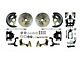 Chevy II Or Nova Front Power Disc Brake Conversion Kit With 8 Chrome Booster, 1968-1974