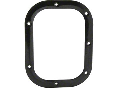 Chevy II Shift Boot Plate, Black, 4 Speed, 1962-1967