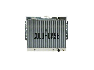 Chevy Impala Fullsize Cold Case Performance Aluminum Radiator, Big 2 Row, With Fabricated Tanks 1961-1965