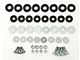 Chevy Inner Fender To Cowl Washer & Bushing Hardware Kit, Convertible, 1955-1957 (Bel Air Convertible)