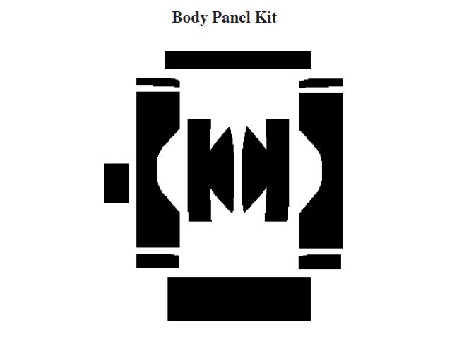 Chevy Insulation, QuietRide, AcoustiShield, Body Panel Kit,Blazer, 1967-1972