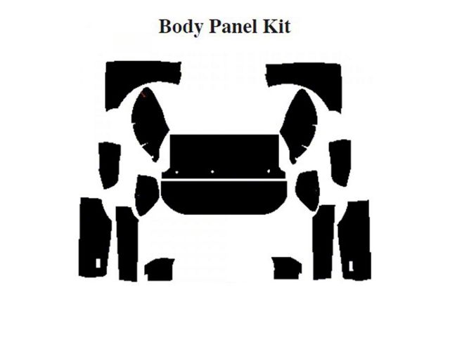 Chevy Insulation, QuietRide, AcoustiShield, Body Panel Kit,Suburban, 1980-1987 (Suburban)