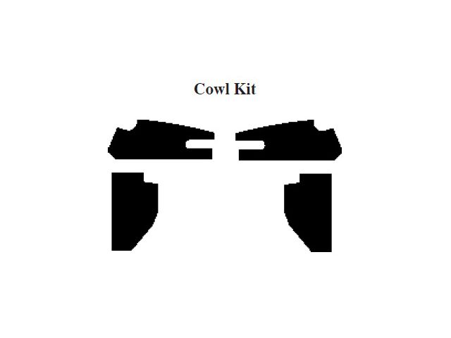 Chevy Insulation, QuietRide, AcoustiShield, Cowl Kit, PanelDelivery Truck, 1954-1955 (Panel Delivery)