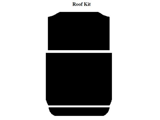 Chevy Insulation, QuietRide, AcoustiShield, Roof Kit, SedanDelivery, 1955