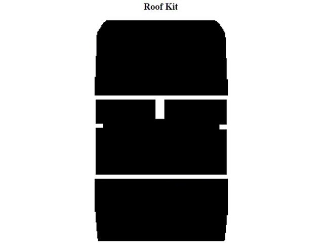 Chevy Insulation, QuietRide, AcoustiShield, Roof Kit, SedanDelivery, 1958