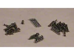 Chevy Interior Garnish Molding Trim Screw Set, 2-Door Sedan, 1955