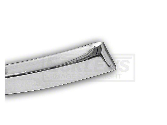 Chevy Interior Side Panel Trim, Stainless Steel, Left LowerRear, Convertible, 1957 (Bel Air Convertible)