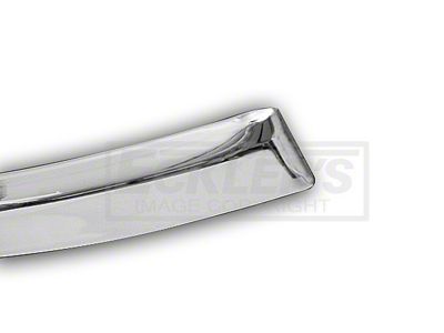 Chevy Interior Side Panel Trim, Stainless Steel, Left LowerRear, Convertible, 1957 (Bel Air Convertible)