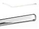 Chevy Interior Side Panel Trim, Stainless Steel, Left UpperRear, Convertible, 1955-1956 (Bel Air Convertible)